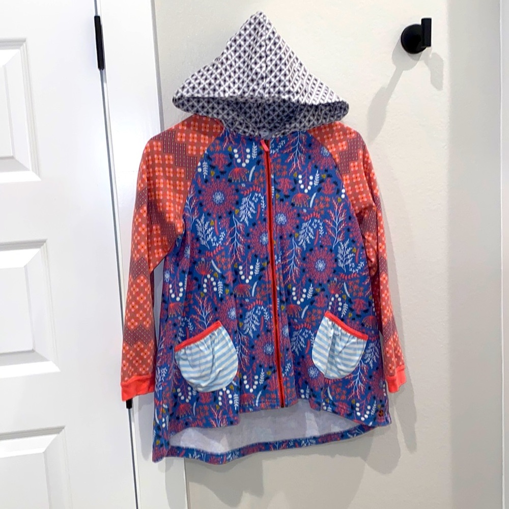 EUC Matilda Jane Clothing MJC Teen Tween Size 12 Girls Hooded Hoody Jacket Coat